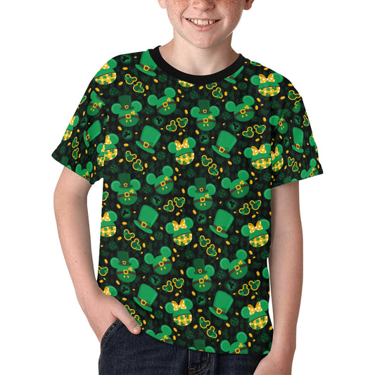 St. Patricks Day Black Kid's T-shirt