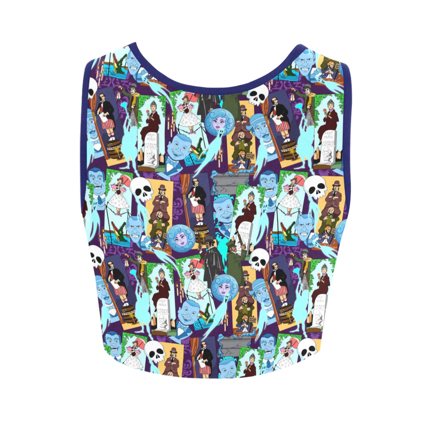 Haunted Mansion Favorites Women's Athletic Crop Top