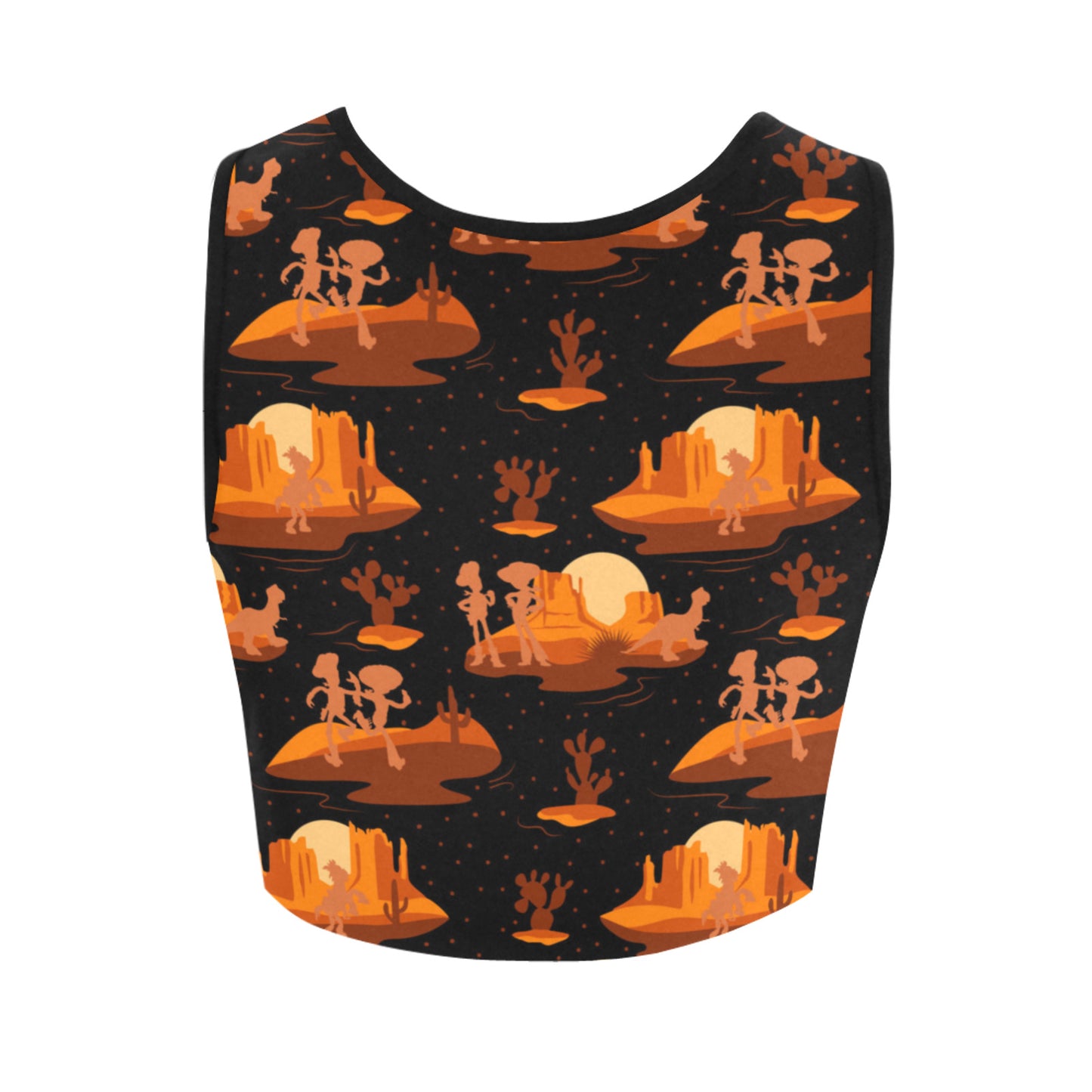 Snake In My Boots Women's Athletic Crop Top