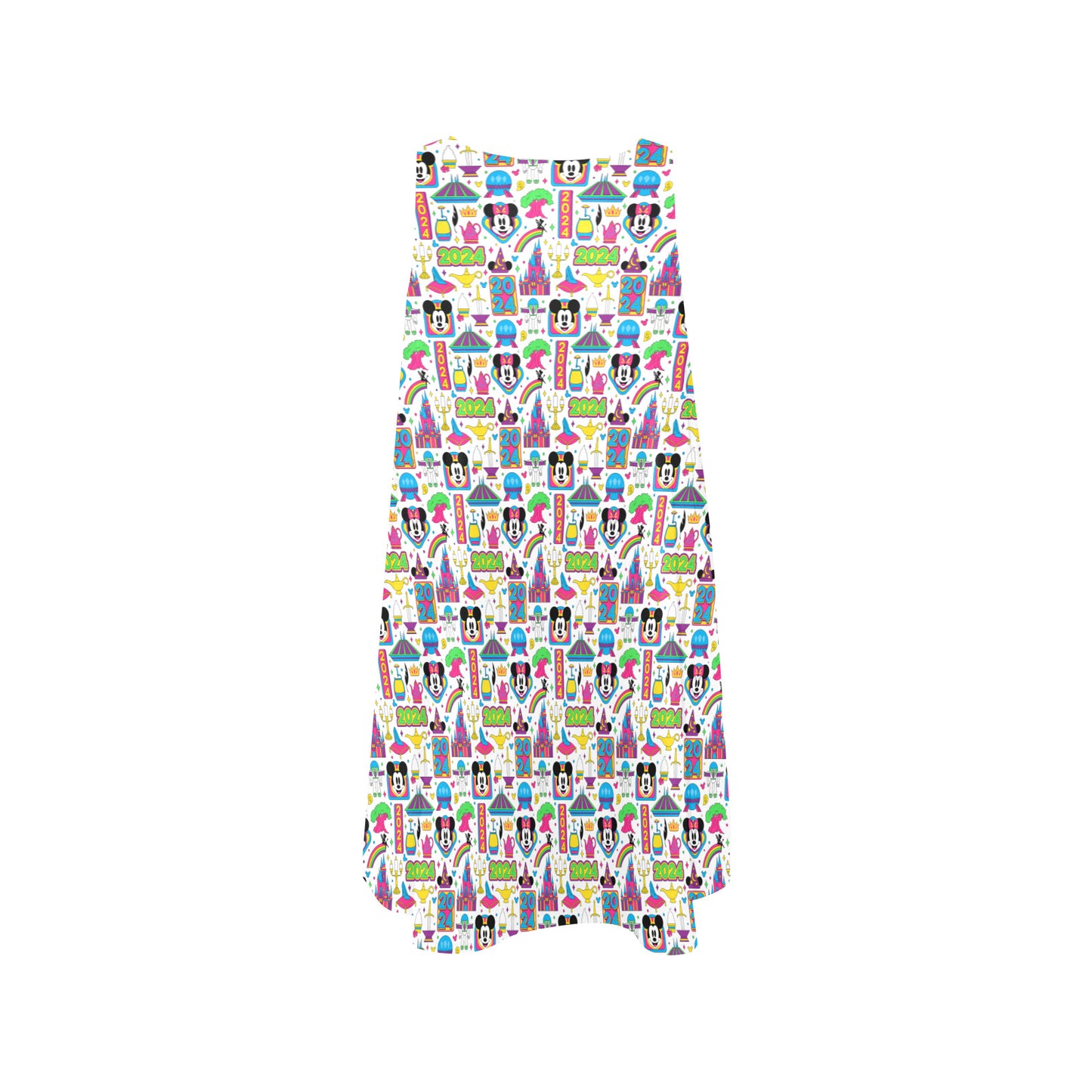 Disney 2024 Sleeveless A-Line Pocket Dress