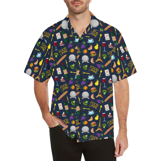 Food And Wine Hawaiian Shirt