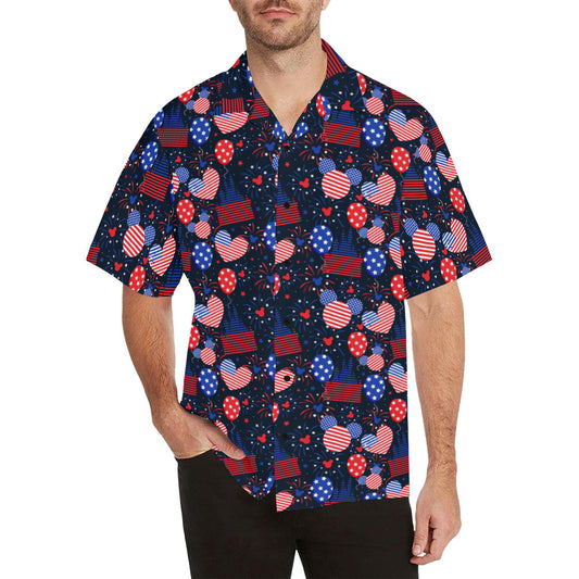 Patriotic Castles Hawaiian Shirt