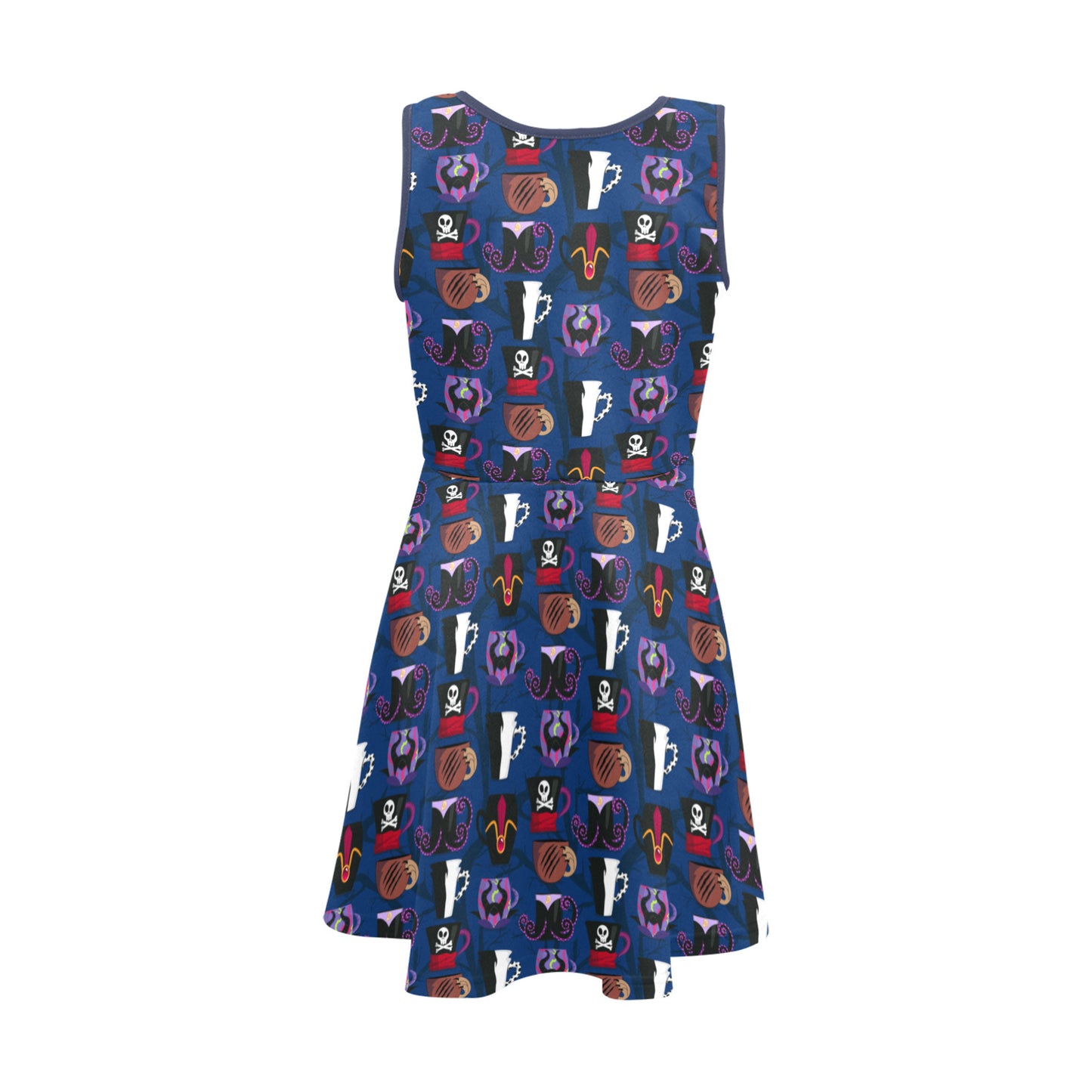 Villains Cups Girl's Sleeveless Sundress