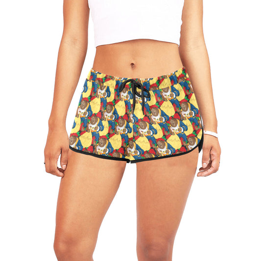 Beauty And The Beast Dancing Beauty Women's Relaxed Shorts