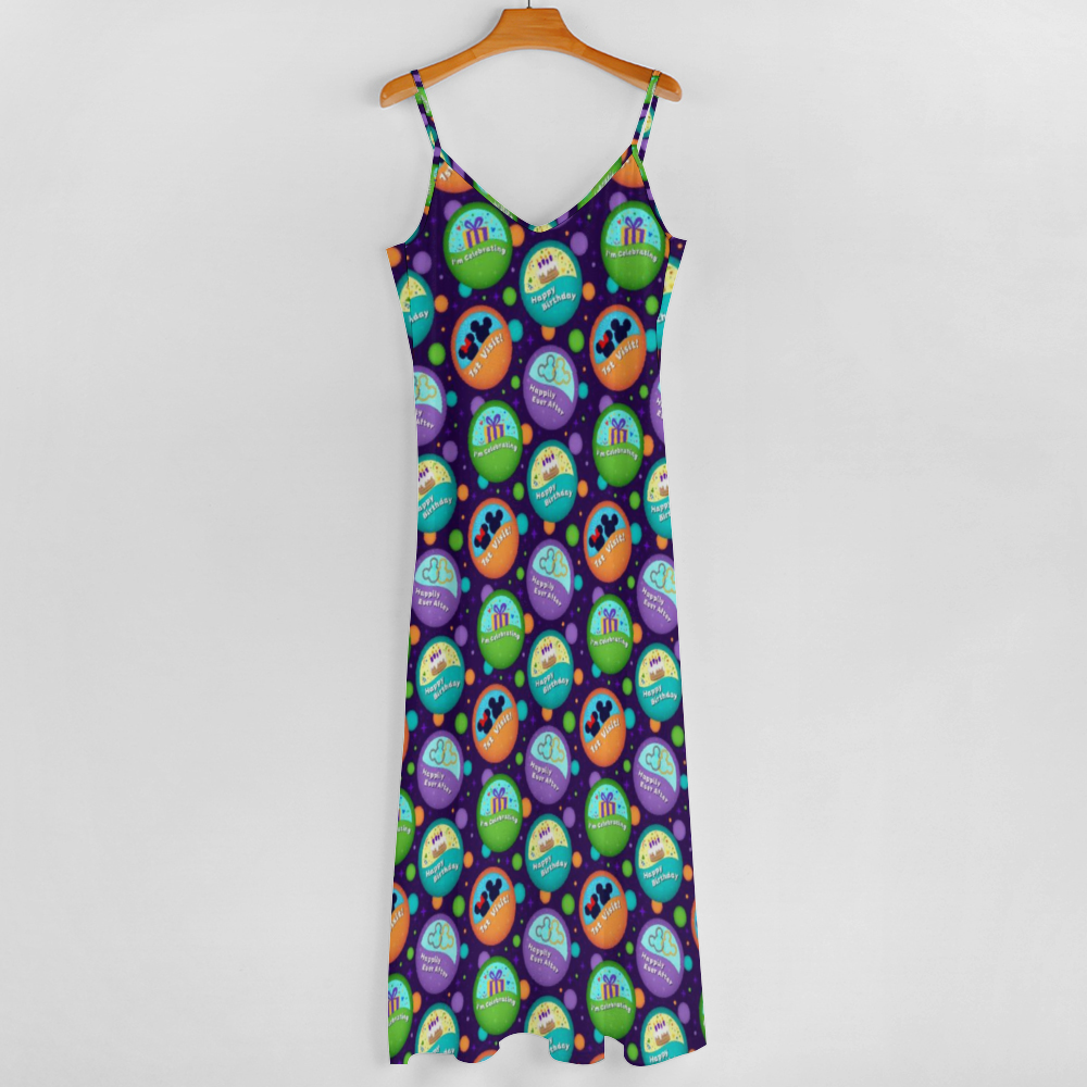 Button Collector Women's Summer Slip Long Dress