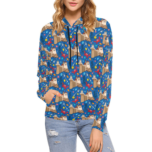 Sea Princess Castle Hoodie for Women