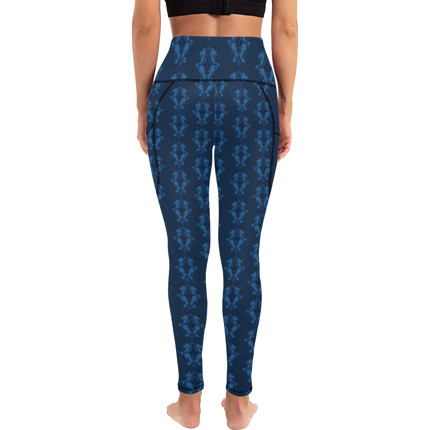 Under The Sea Women's Athletic Leggings With Pockets