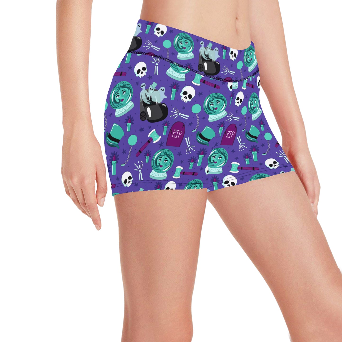 Disney Haunted Mansion Haunted Ride Women's Short Leggings