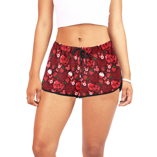 Valentines Day Candy Women's Relaxed Shorts