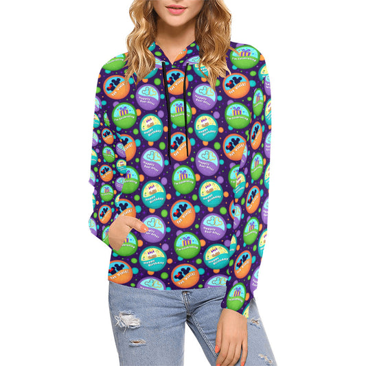Button Collector Hoodie for Women