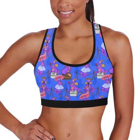 Haunted Mansion Figment Women's Athletic Sports Bra