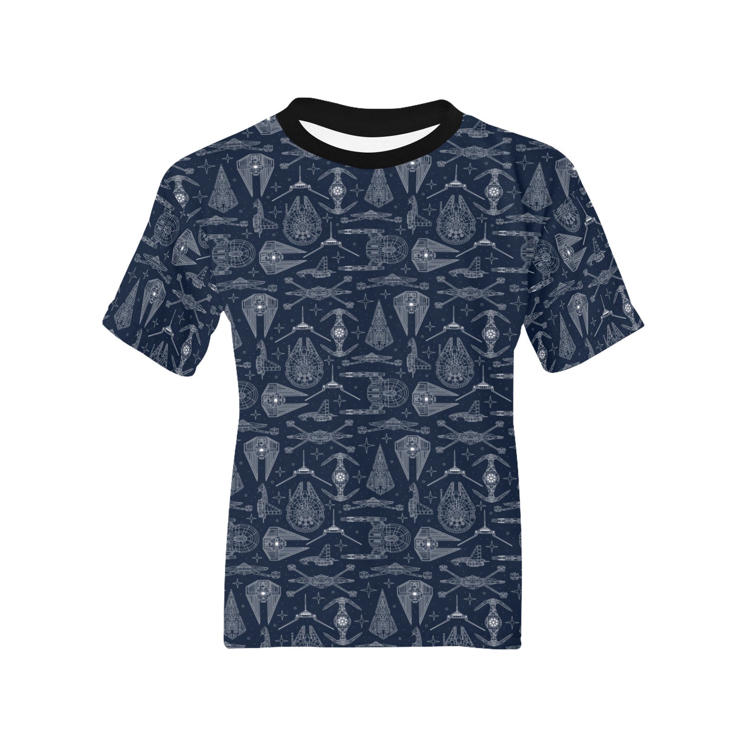 Galactic Blue Prints Kids' T-shirt