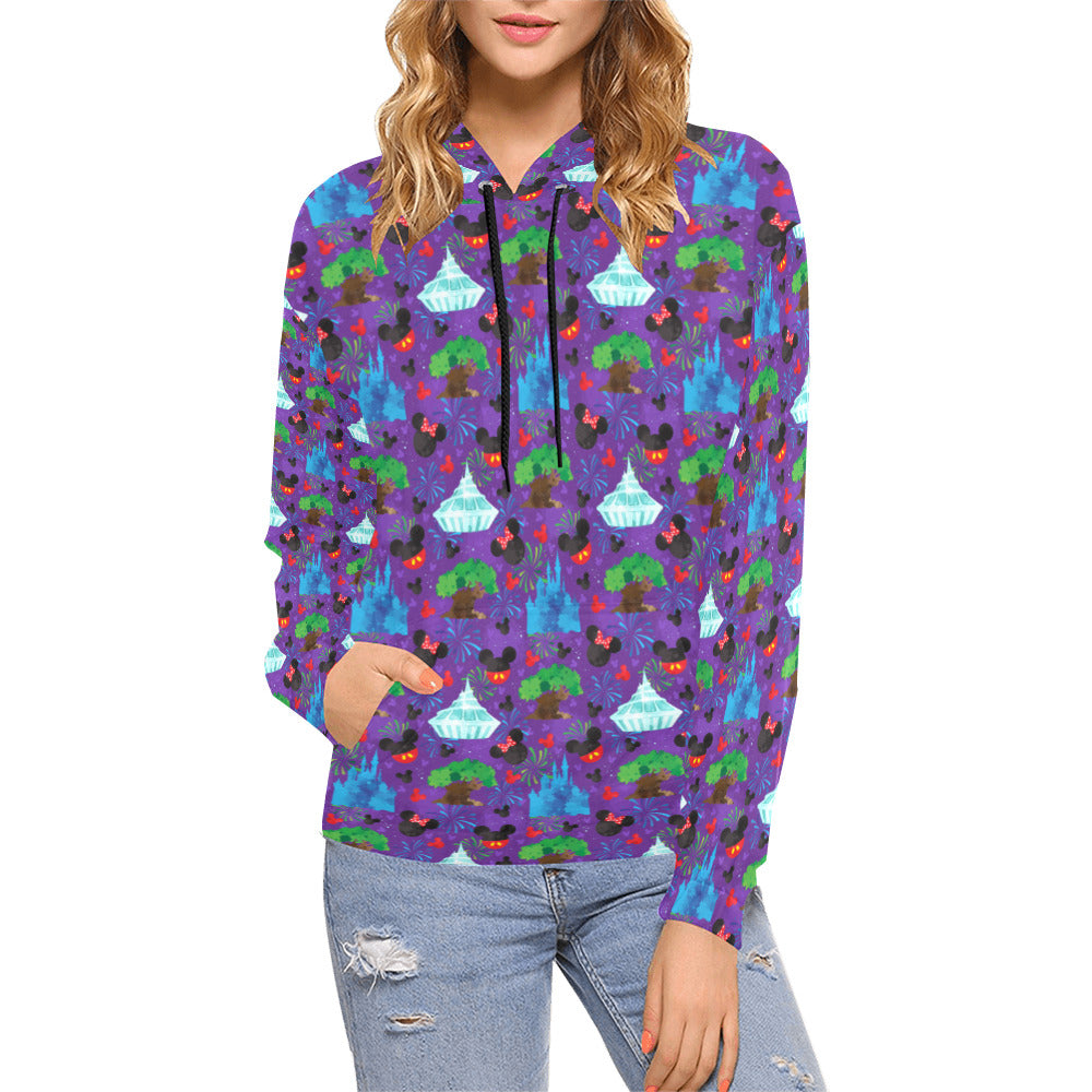 Park Hopper Fireworks Hoodie for Women