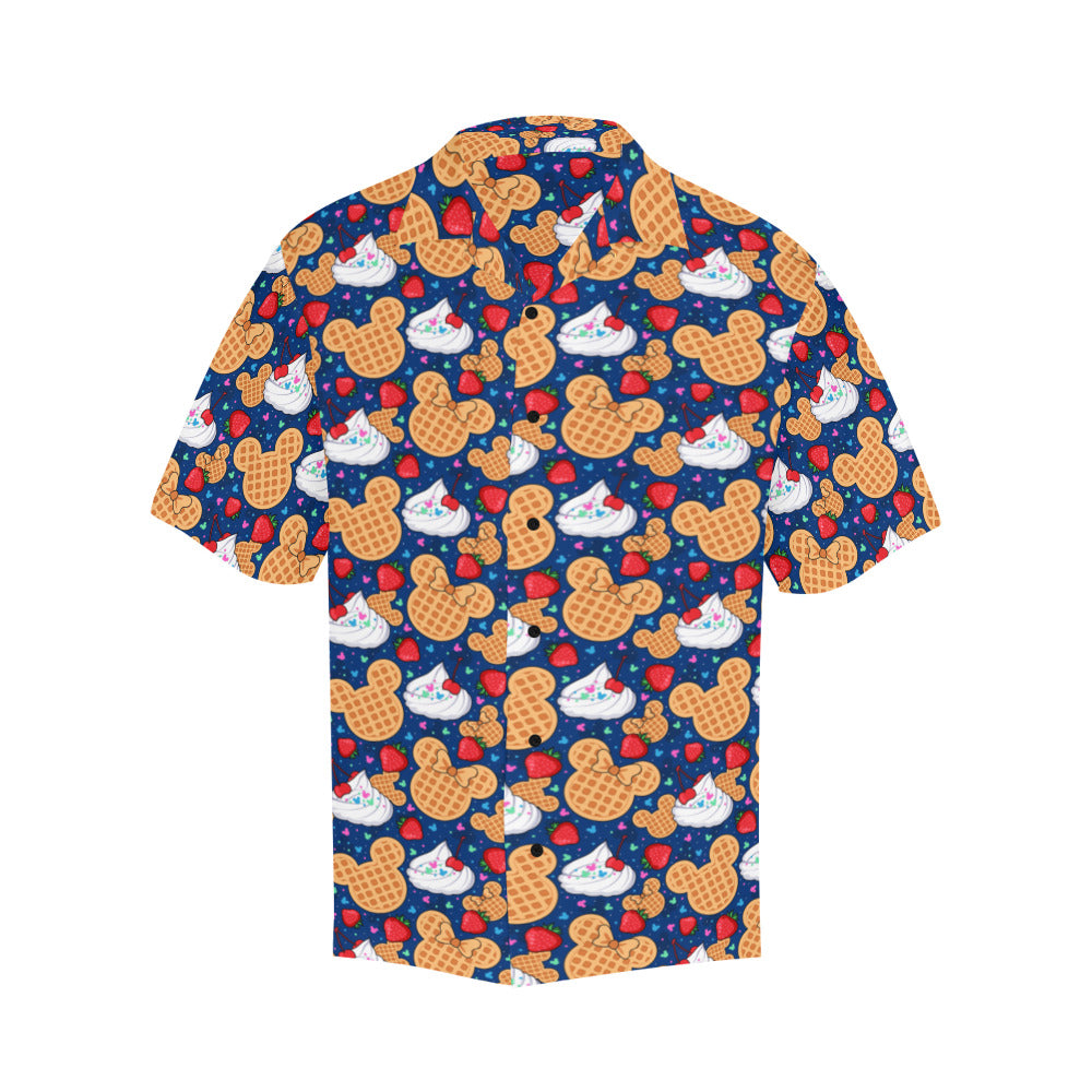 Waffles Hawaiian Shirt - Ambrie