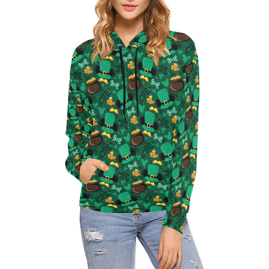 St. Patricks Day Green Hoodie for Women