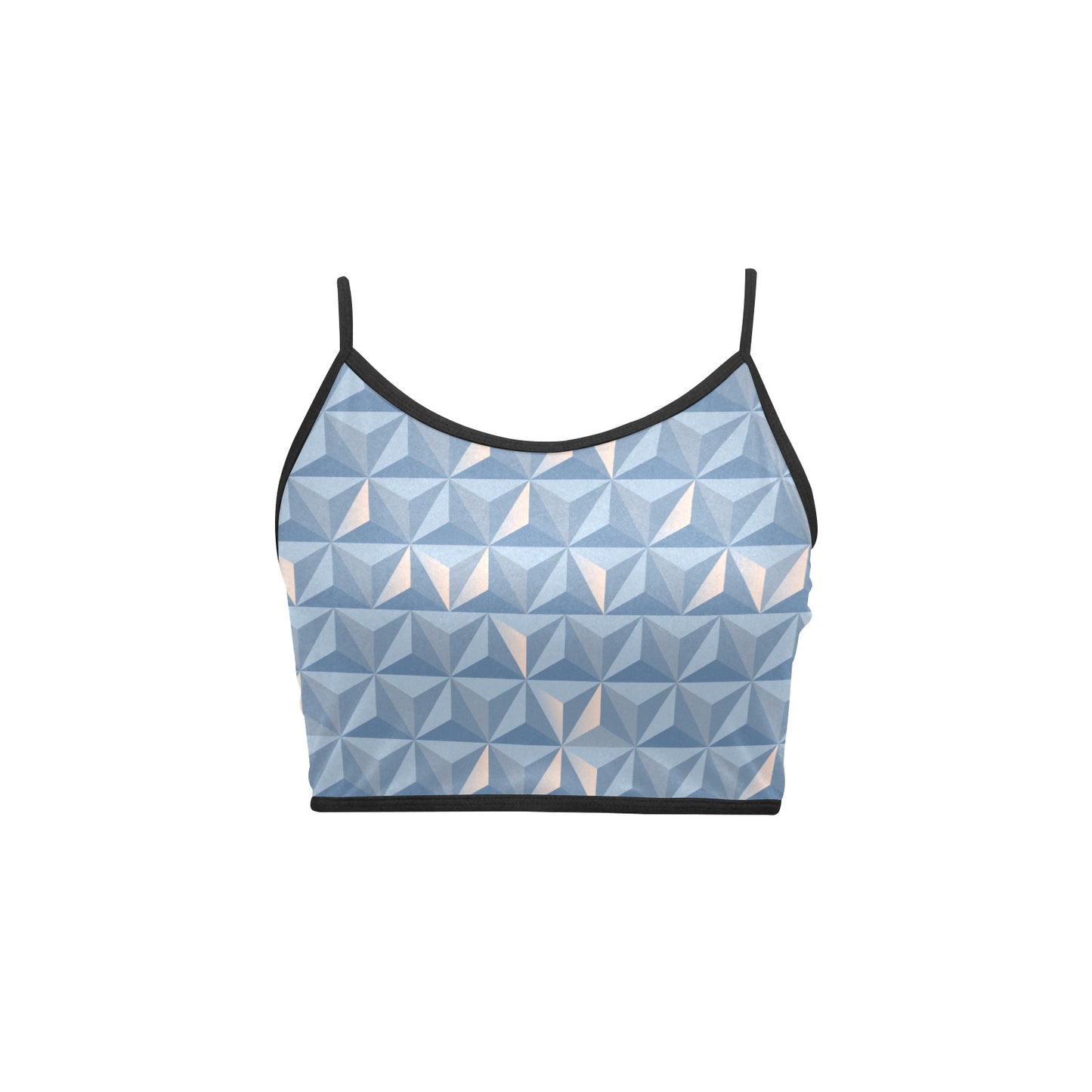 World Traveler Women's Spaghetti Strap Crop Top - Ambrie