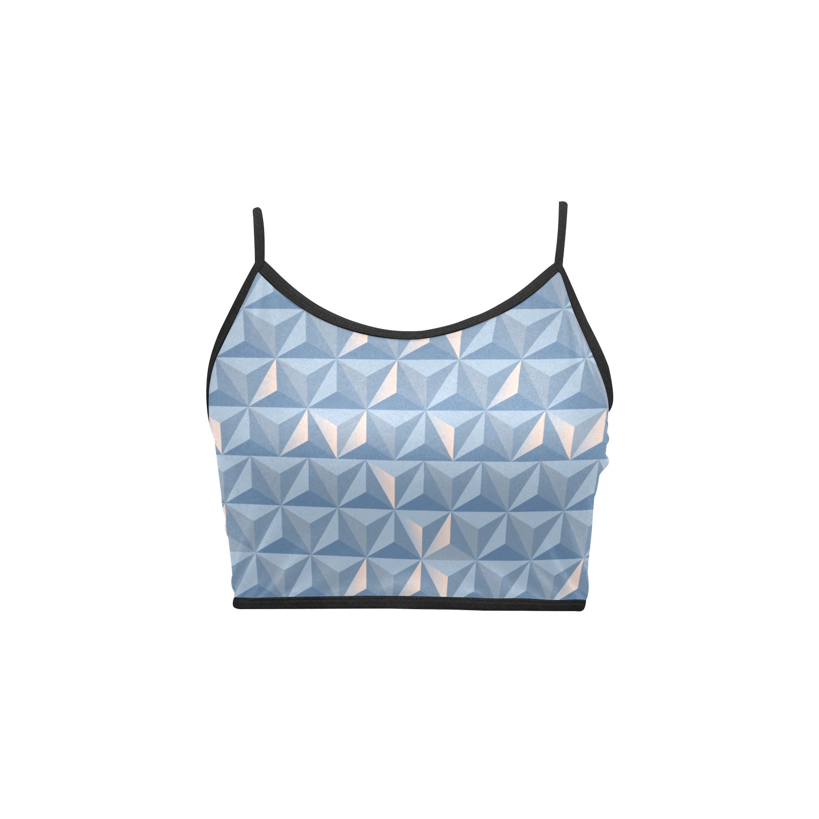 World Traveler Women's Spaghetti Strap Crop Top - Ambrie