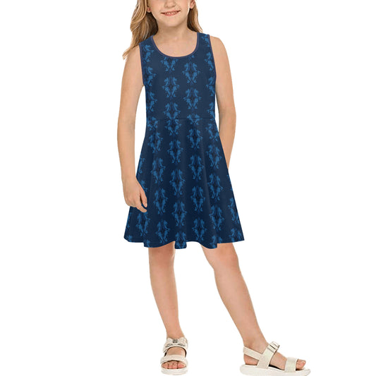 Under The Sea Girls' Sleeveless Sundress