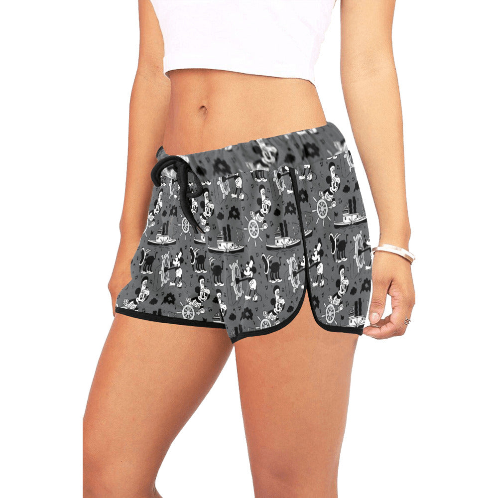 Steamboat Mickey Women's Relaxed Shorts