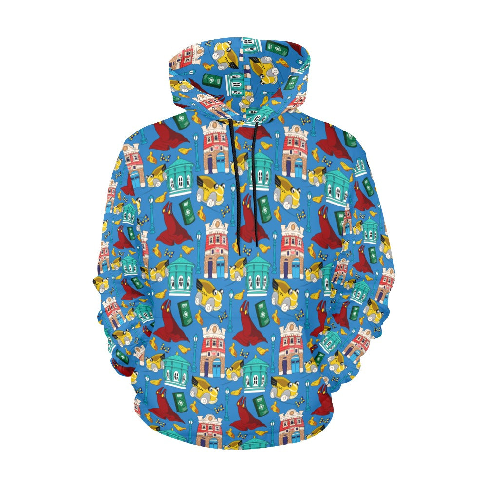 Roger's Car Toon Spin Hoodie for Women