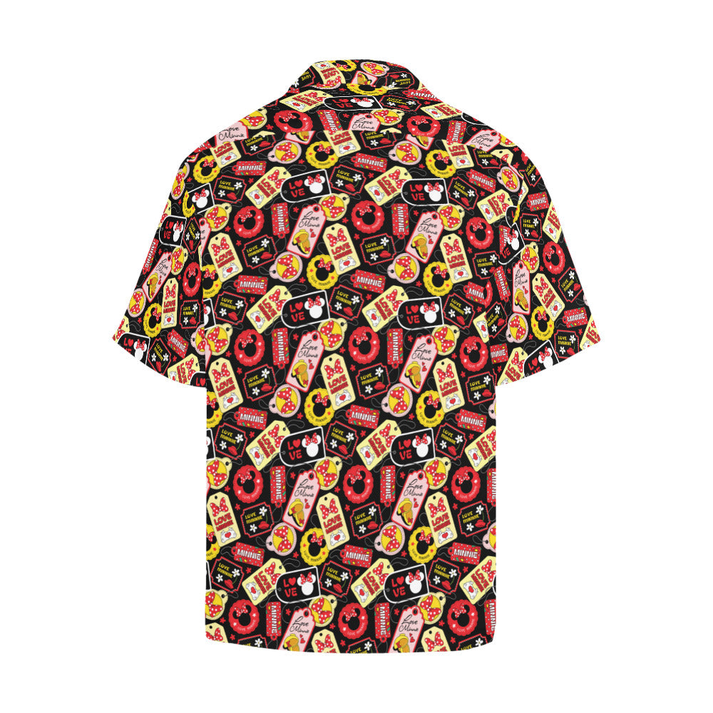 Minnie Tags Hawaiian Shirt