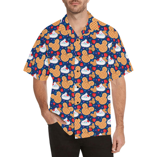 Waffles Hawaiian Shirt - Ambrie