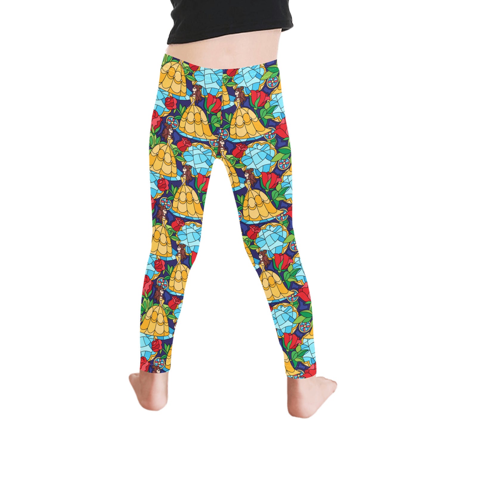 Stained Glass Kid's Leggings - Ambrie
