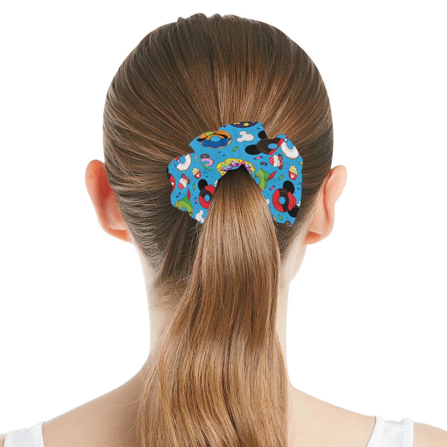 Character Donuts Hair Scrunchie