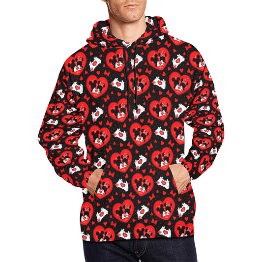 Valentines Day Lovers Hoodie for Men