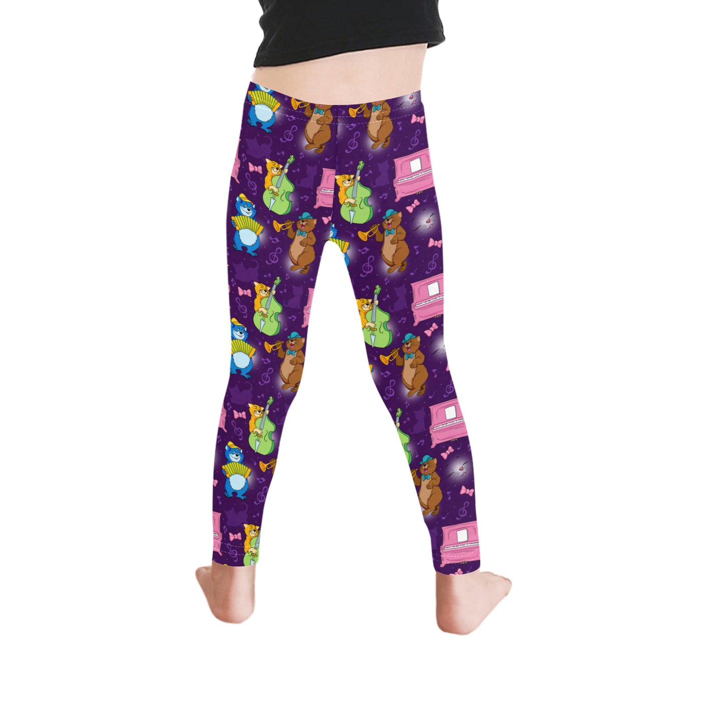 Musical Cats Kid's Leggings