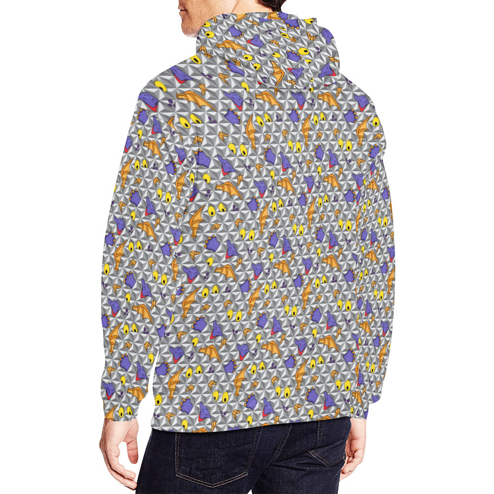 Disney Epcot Figment Dream Come True Hoodie for Men