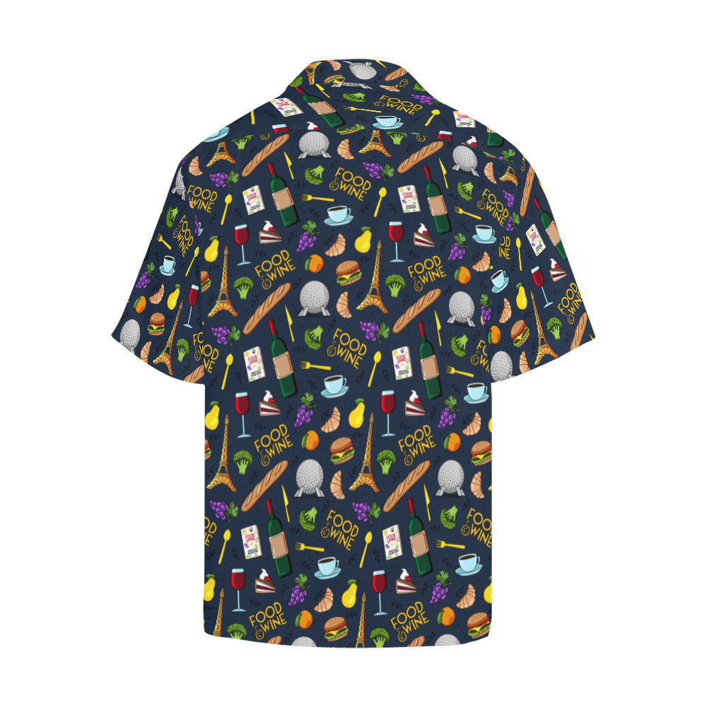 Food And Wine Hawaiian Shirt