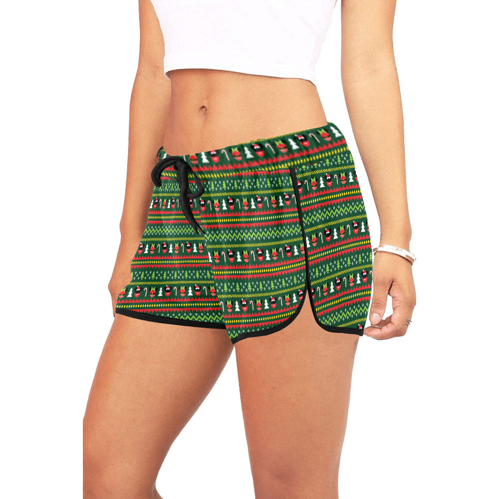 Christmas Sweater Women's Relaxed Shorts