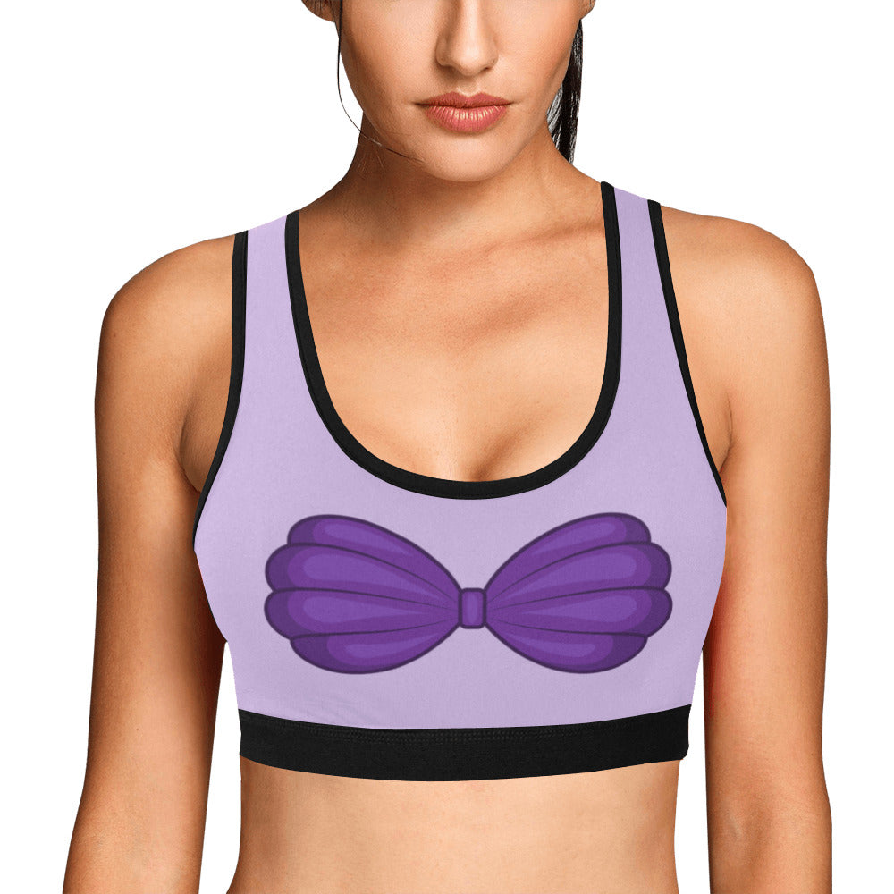 Disney Little Mermaid Ariel Women's Sports Bra