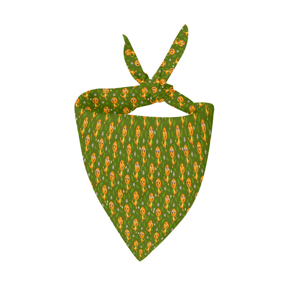 Orange Bird Pet Dog Bandana