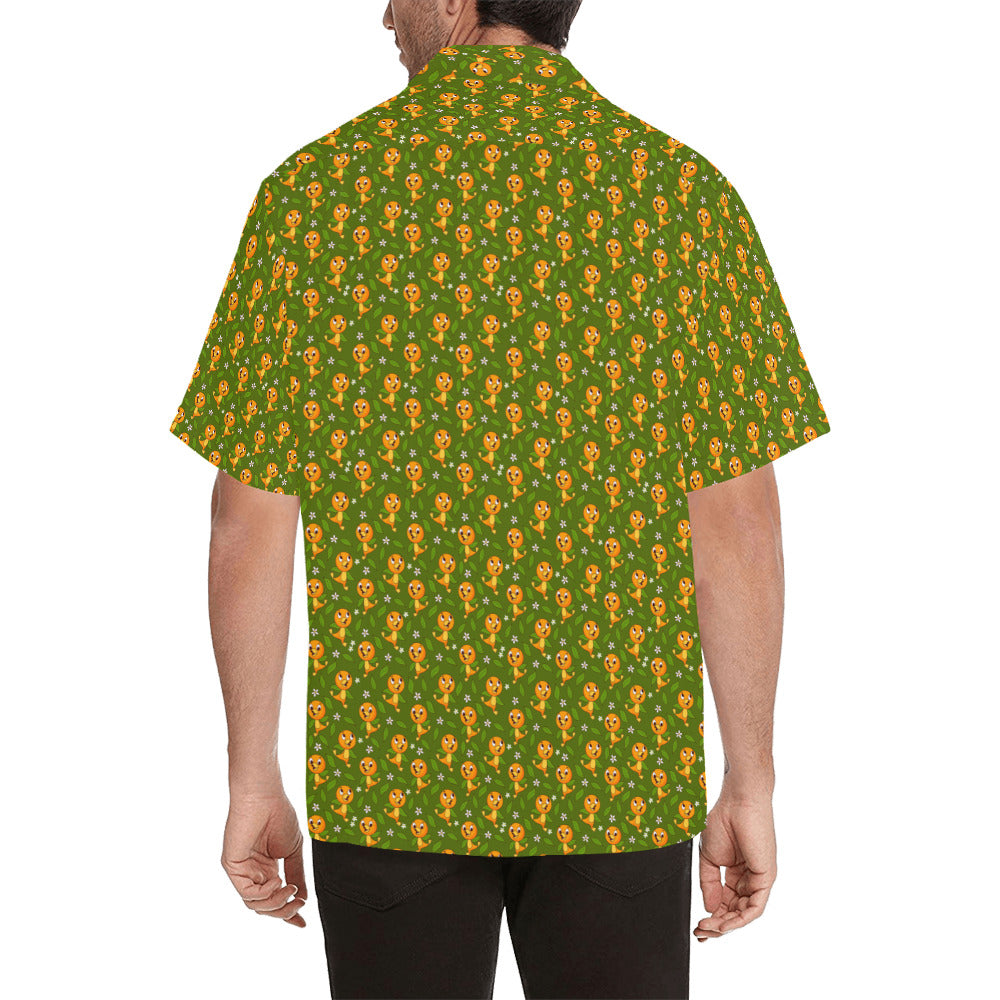 Think Orange Hawaiian Shirt