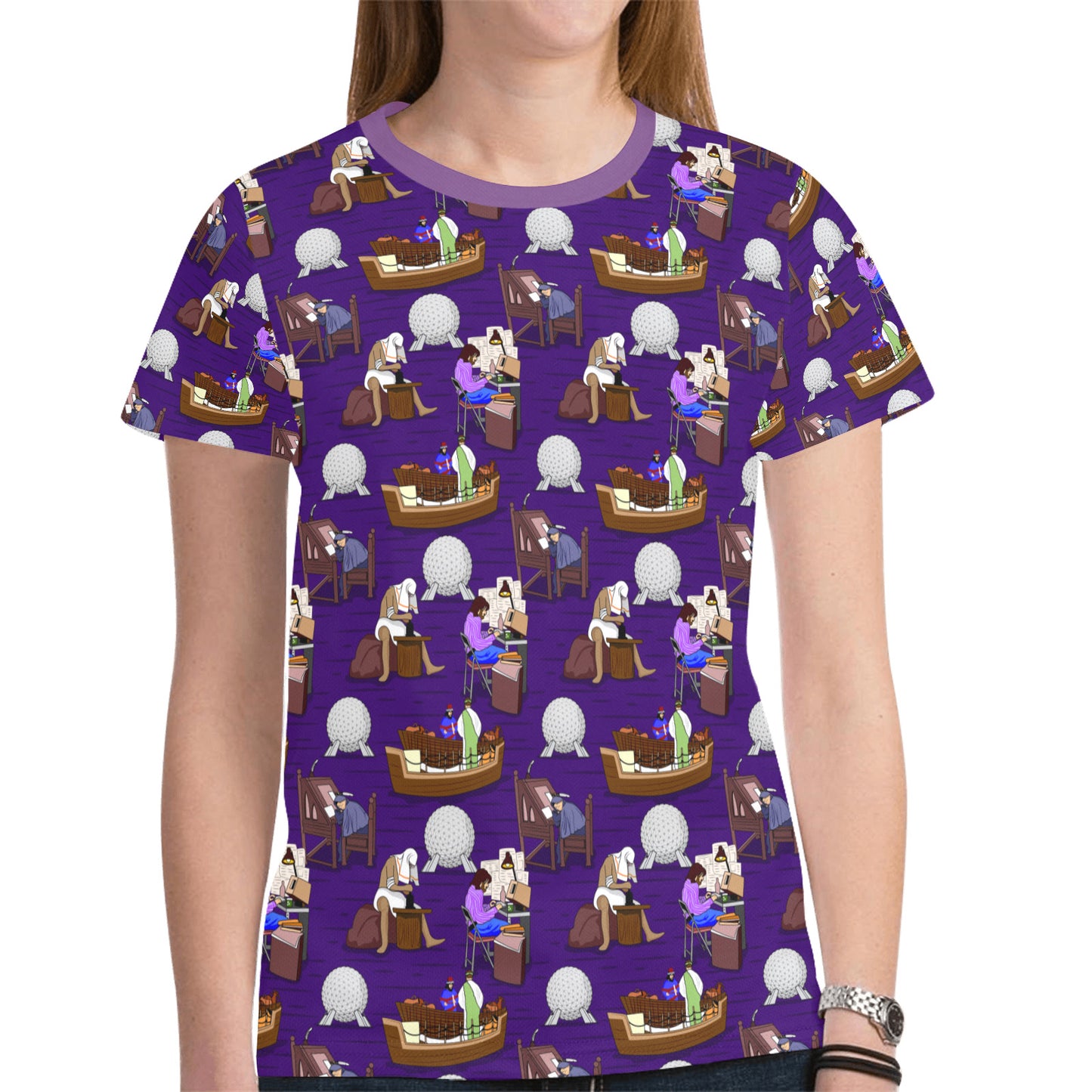 Spaceship Earth T-shirt for Women