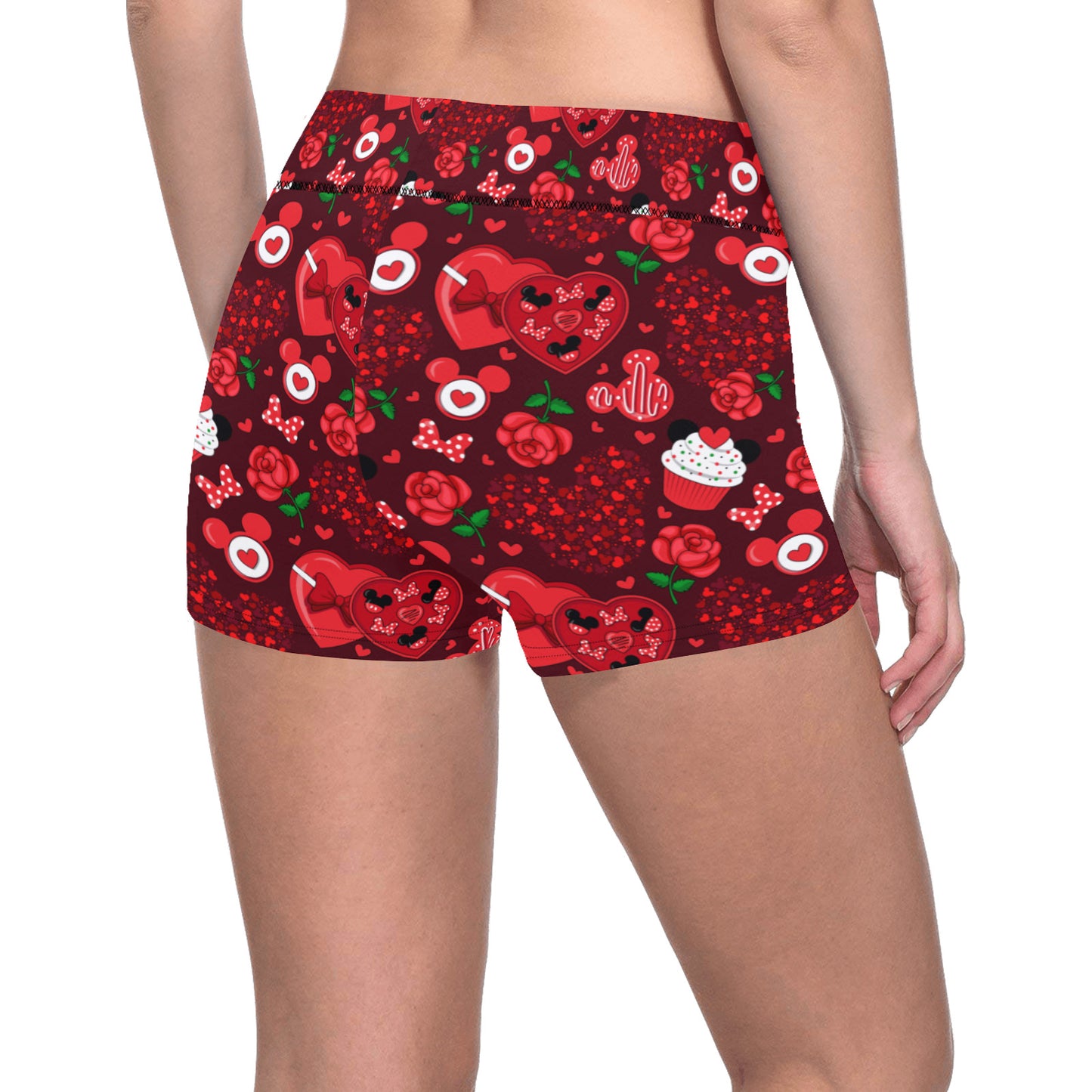 Valentines Day Candy Women's Short Leggings