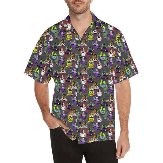 Villains Tea Cups Hawaiian Shirt