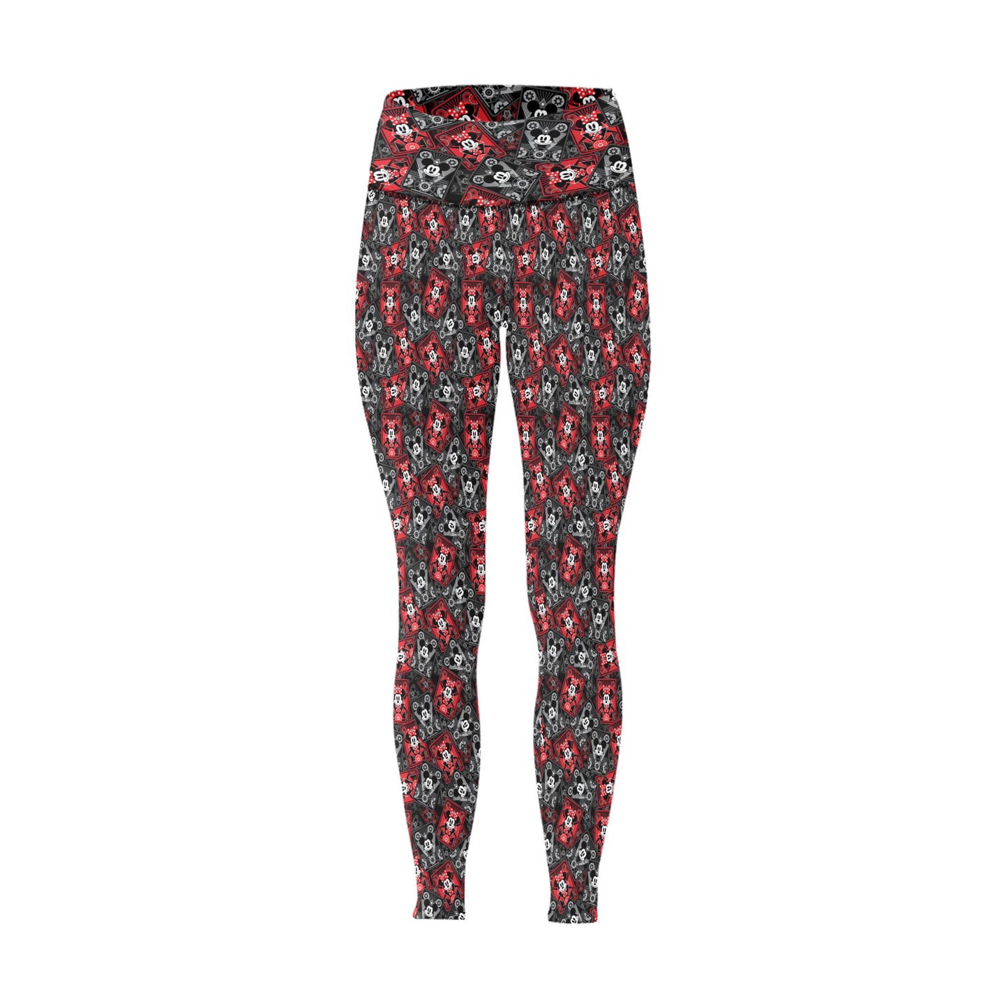 Steamboat Mickey And Minnie Women's Athletic Leggings