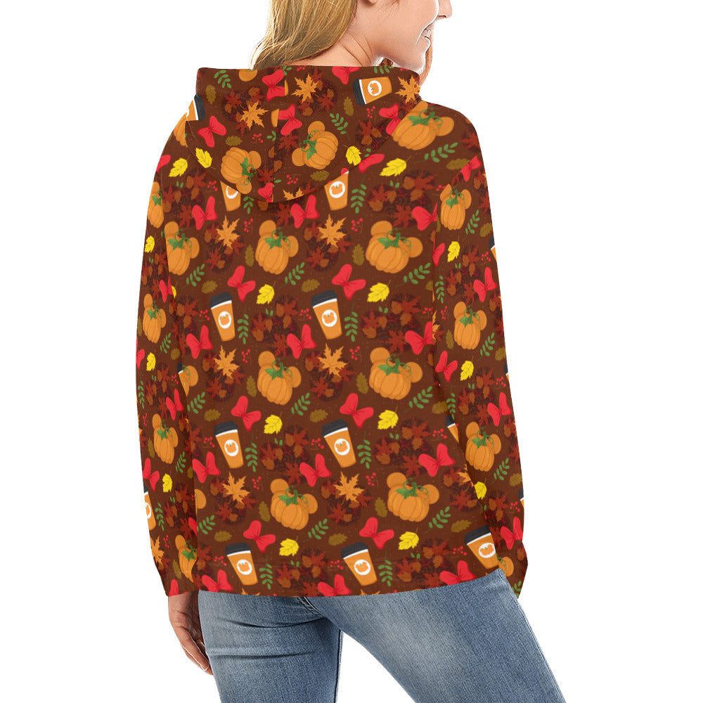 Fall Pumpkins Hoodie for Women