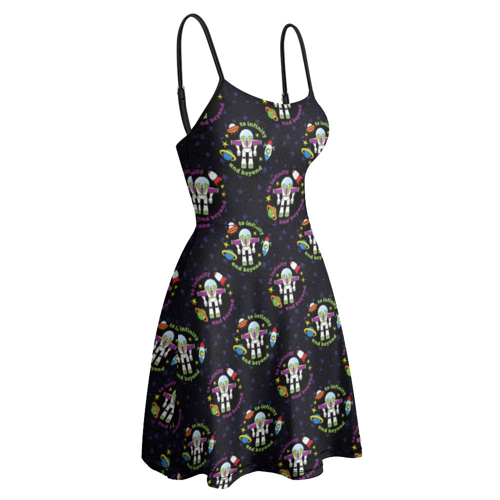 To Infinity And Beyond Women's Sling Short Dress