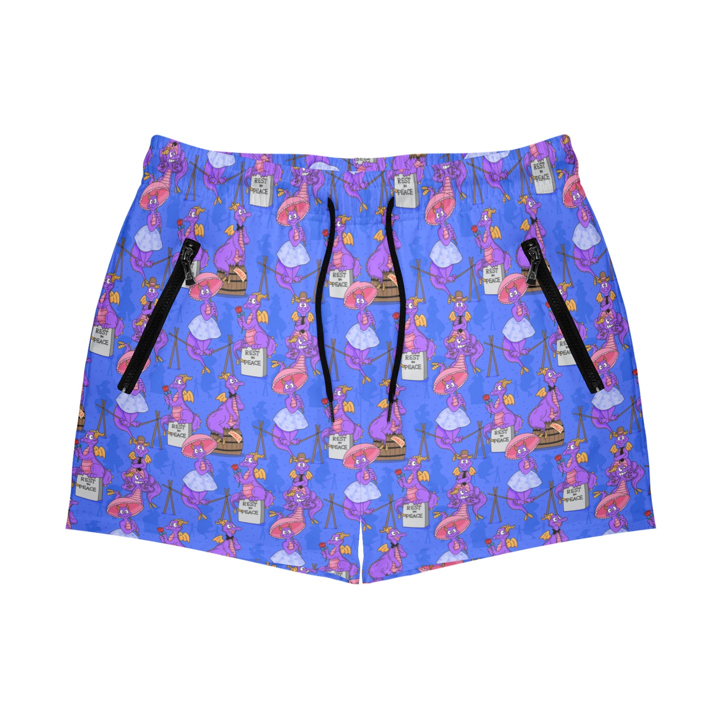 Haunted Mansion Figment Men's Quick Dry Athletic Shorts