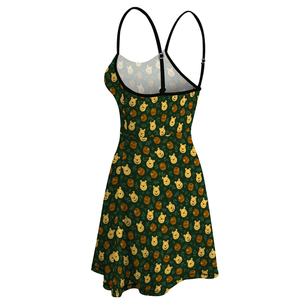 Disney Winnie The Pooh Hunny Women's Sling Short Dress