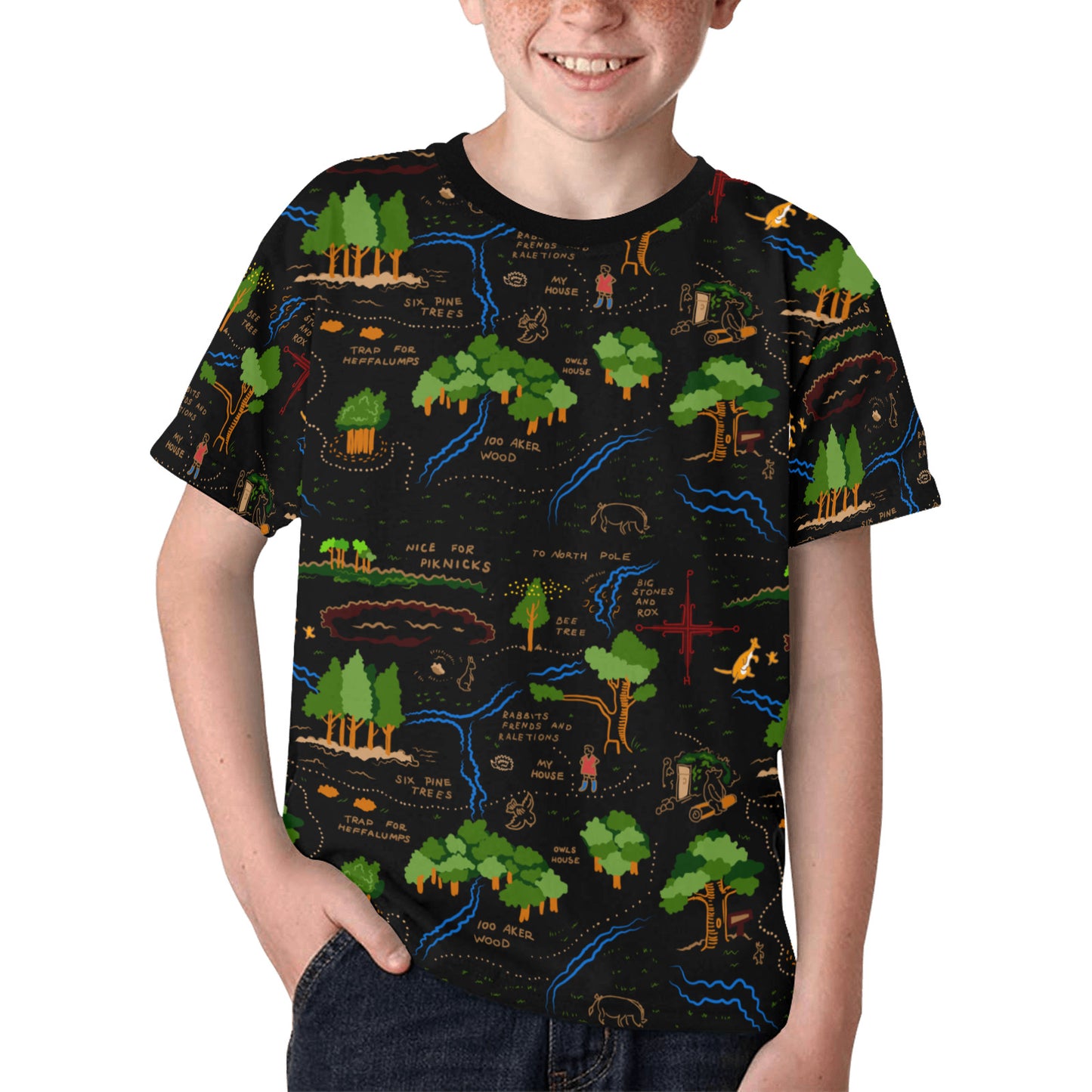 Hundred Acre Wood Kids' T-shirt