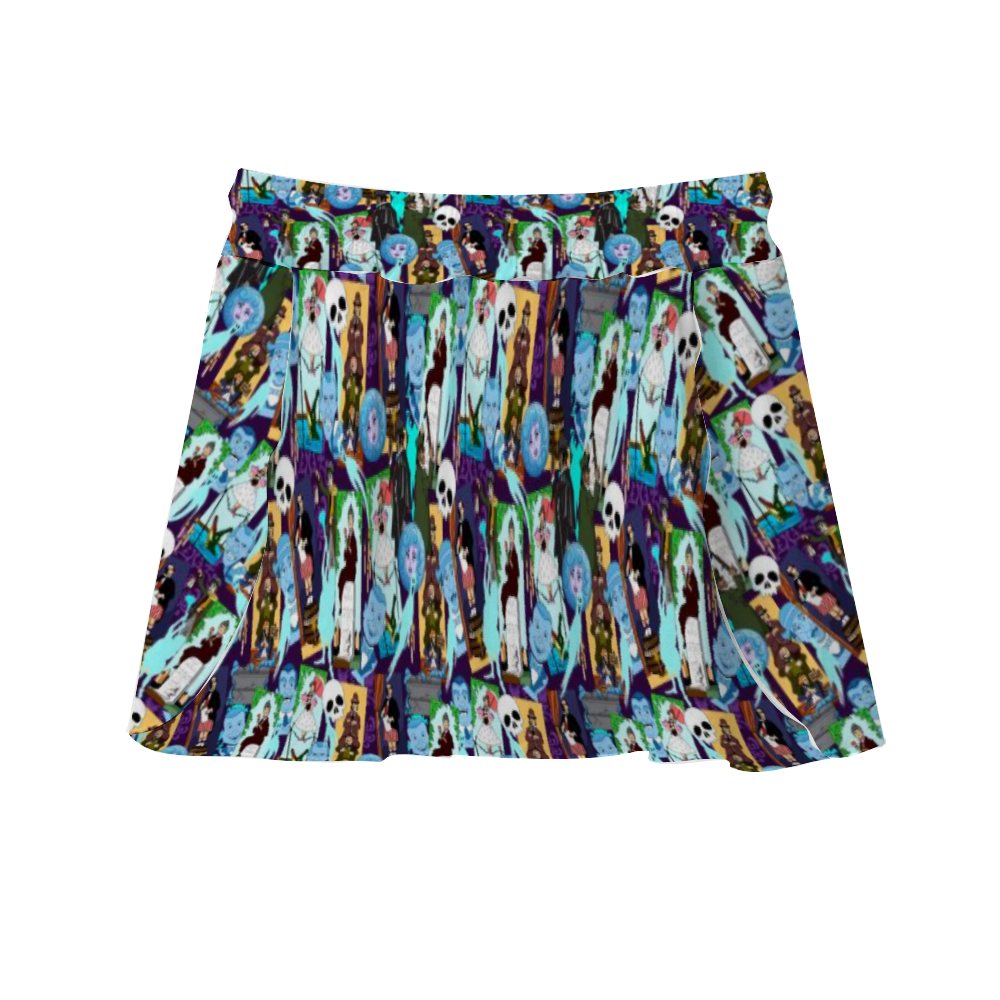 Haunted Mansion Favorites Athletic Skirt With Built In Shorts