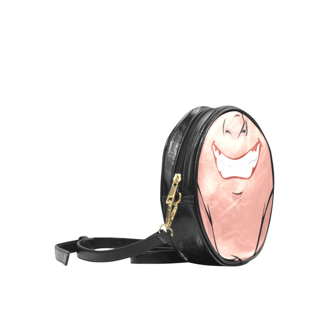 Disney Beauty And The Beast Gaston Face Round Sling Bag