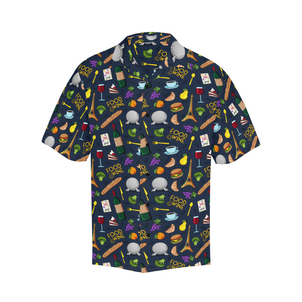 Food And Wine Hawaiian Shirt