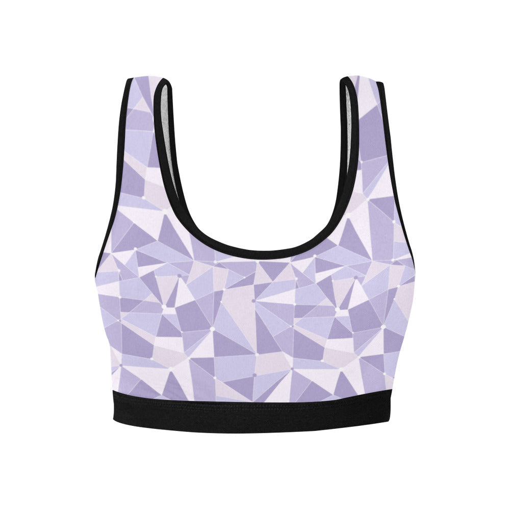 Purple Wall Women's Athletic Sports Bra