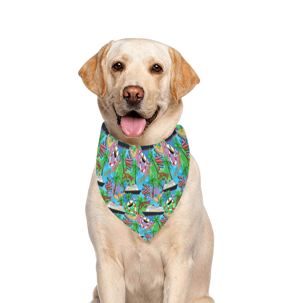 Let's Cruise Pet Dog Bandana